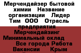 Мерчендайзер бытовой химии › Название организации ­ Лидер Тим, ООО › Отрасль предприятия ­ Мерчендайзинг › Минимальный оклад ­ 24 800 - Все города Работа » Вакансии   . Крым,Бахчисарай